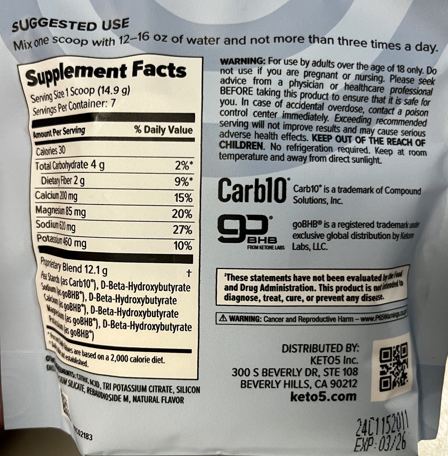 Keto 5 XO GENIUS (30% discount)