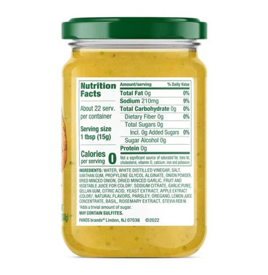 Walden Farms Garlic & Herb Sauce