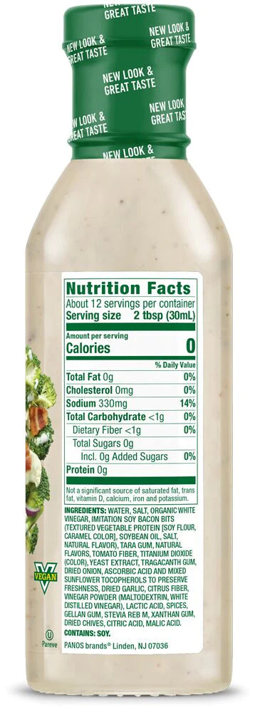 Bacon Ranch Walden Farms Dressing