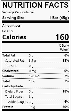 Numetra Dark Chocolate S'mores Bar *R